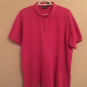 Patagonia vtg Polo/Rugby Shirt Golf Vivid Fuchsia